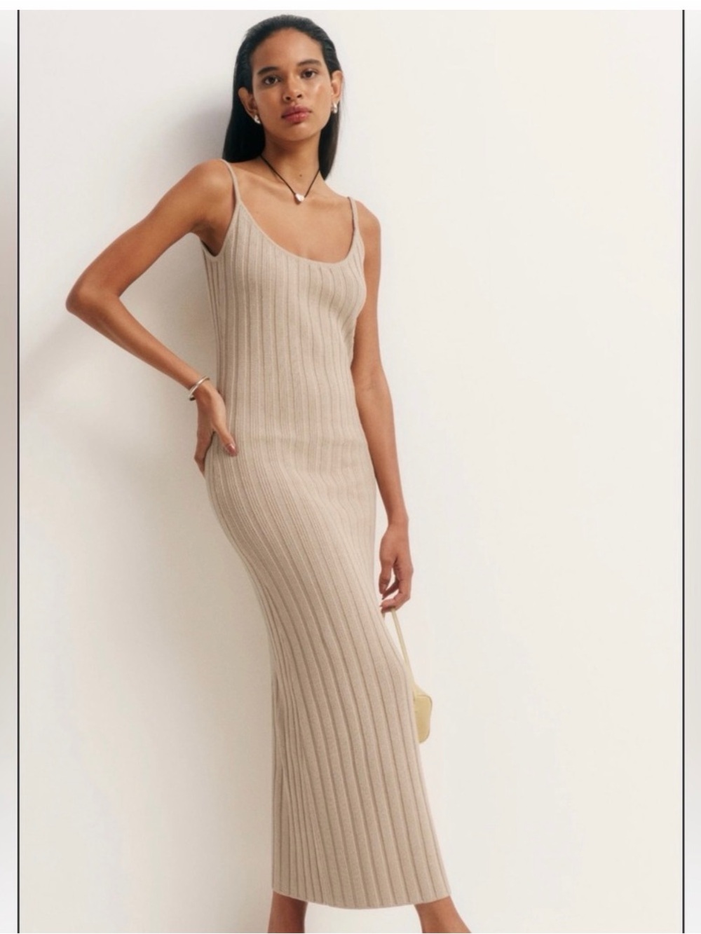 Reformation Samantha cotton sweater dress